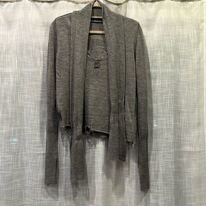 Vintage luxury sweater with owl detail on the back